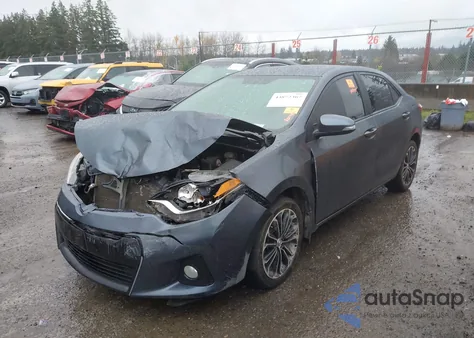 2016 Toyota Corolla S Plus z USA, uszkodzony, nr VIN 2T1BURHE2GC701866